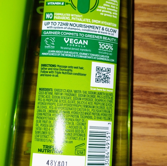 Fructis Triple Nutrition Shampoo And Conditioner Set - Picture 7 of 9